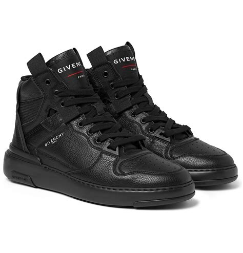 givenchy logo print sneakers|Givenchy wing high top sneakers.